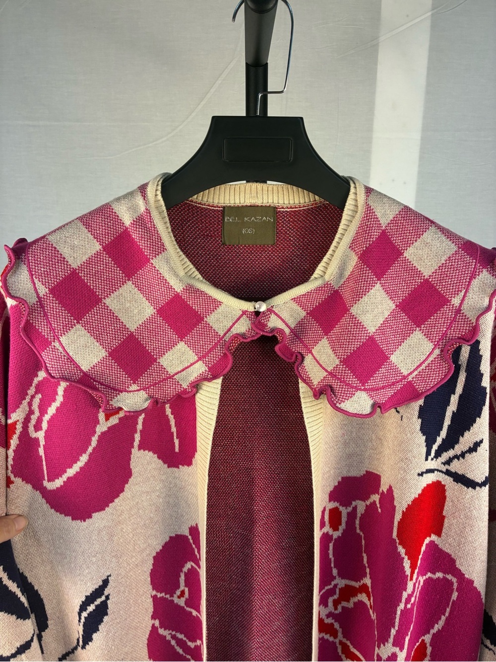 Anthropologie Bel Kazan Collared Duster Cardigan Coatigan OS - Picture 5 of 11